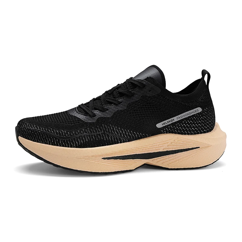 

Men's sports shoes, lightweight carbon plate racing running shoes, winter shock absorption, anti slip, wear-resistant, breathabl