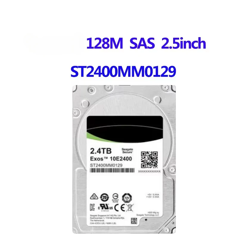 

HDD 2,4 ТБ для SAS 2,4 ТБ ST2400MM0129 ST2400MM0149 256 МБ 12 Гбит/с 2,5 "внутренний жесткий диск Enterprise Performance 10KRPM HDD