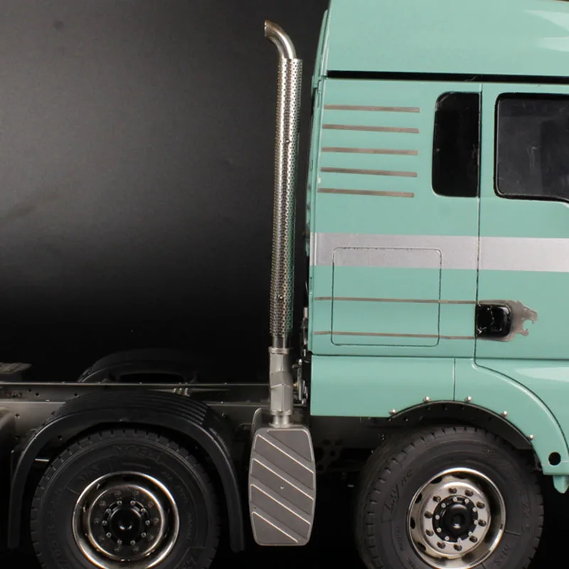 

Металлические аксессуары для обновления выхлопных газов в масштабе 1:14 для радиоуправляемого грузовика Tamiya MAN TGS