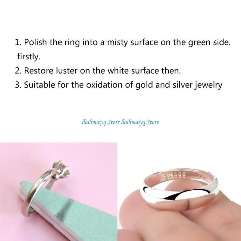 

573B Set of 20 Polishing Sticks Set Jewelry Sanding Tools Diamond Cleaning Spong Sticks Professional Jewelry Polishers