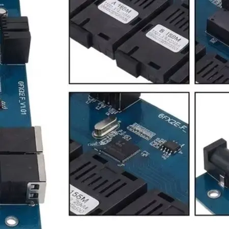 For Extreme Environments Optoelectronic Converter Auto-sensing Rate Led Indicators Metal Housing Extreme Temperature