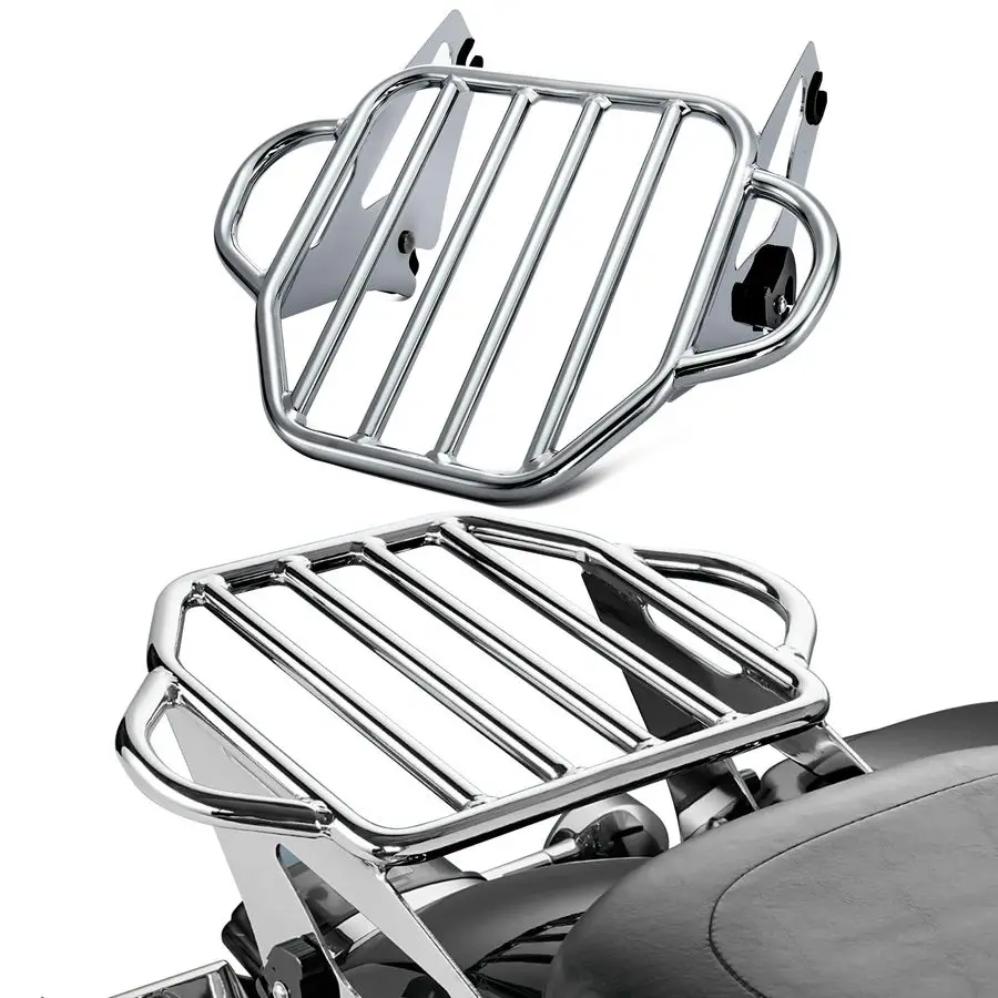 

Detachable TwoUp Luggage Rack Mounting Rack Compatible with Harley Touring Road King Road Glide Street Glide Electra Glide 2009u