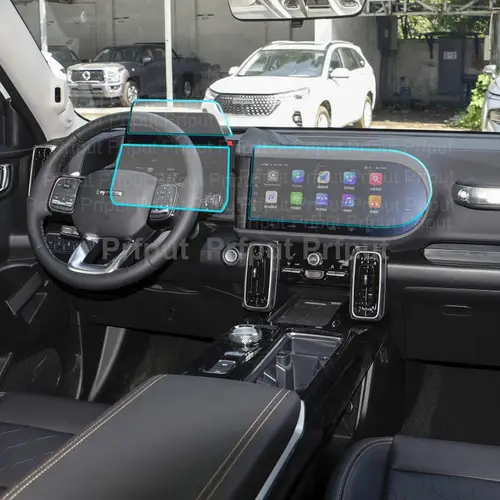 Película protectora de pantalla LCD de vidrio templado para navegación de coche, pegatina protectora de salpicadero para Haval Dargo 2020 2021