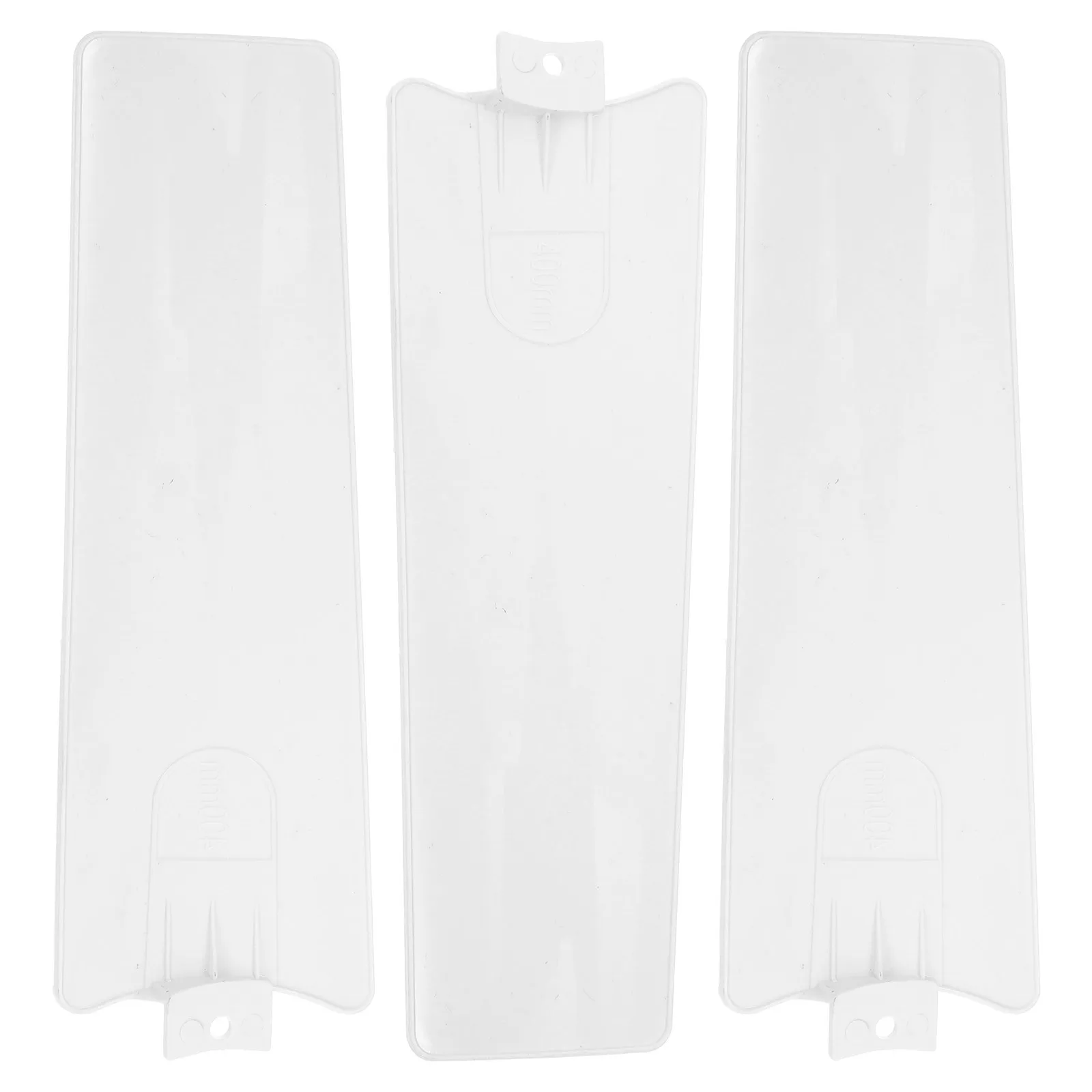 

3Pcs Ceiling Fan Blades Replacement Plastic Compact for Table Desk Standing Fans Universal Fit Quiet Portable Fan Accessories