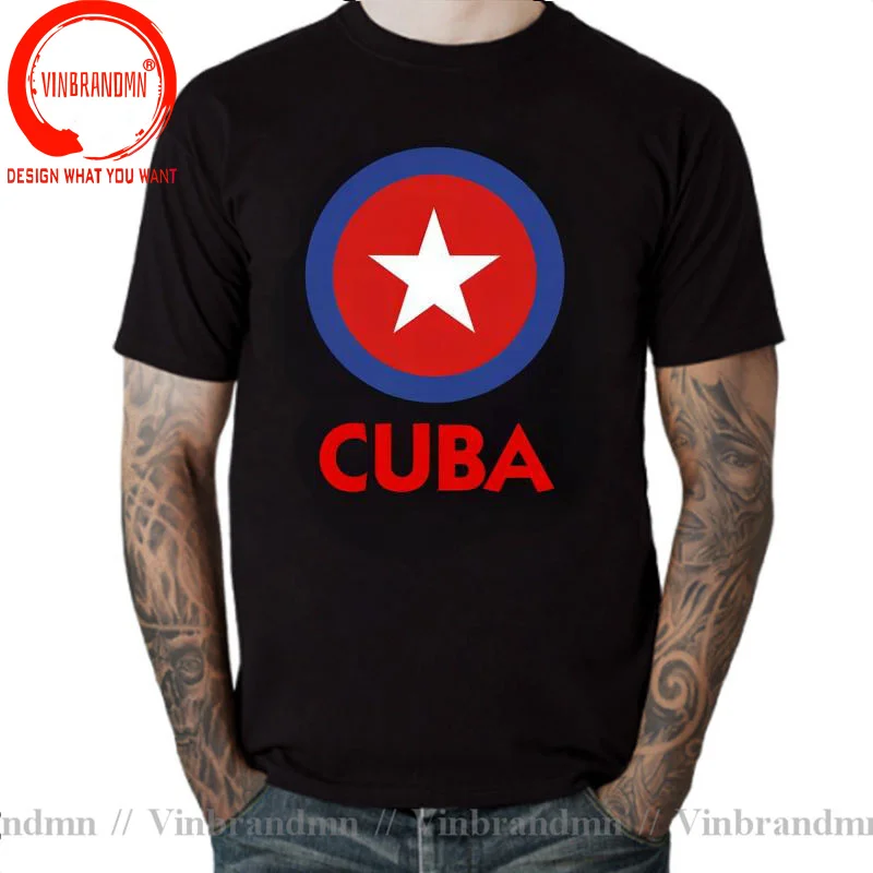 Vintage Old School Used Look Cuban Havana T Shirts Fidel Castro La Revolution Ché Guevara T-Shirt Cuba Libre Tee Shirt Camisetas