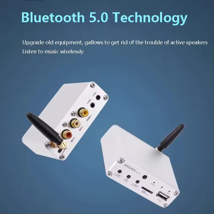 Audiophile Audio Player ES9018K2M DAC U Disk TF Card Lossless Read HIFI Music Player Bt 5.0  Remote Control