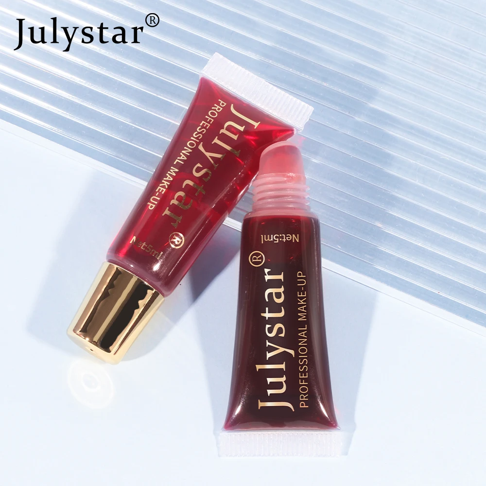 Julystar tear off lip gloss matte non stick cup long-lasting lip tear off lipstick 6 colors available