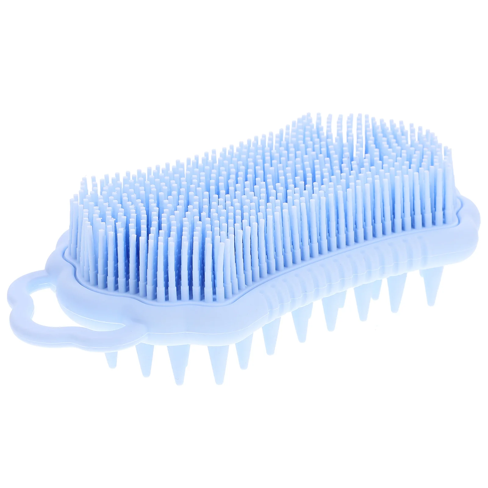 

Silicone Scalp Massager Dual Head Bath Brush Hair Body Cleaning Shower Comb Exfoliating Gel Scrubber Tools Accessories