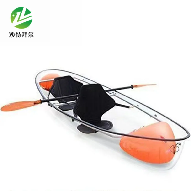 Outdoor sports rowing PC transparent boat crystal plastic boat tourism kayak Wedding photography boat drifting boat