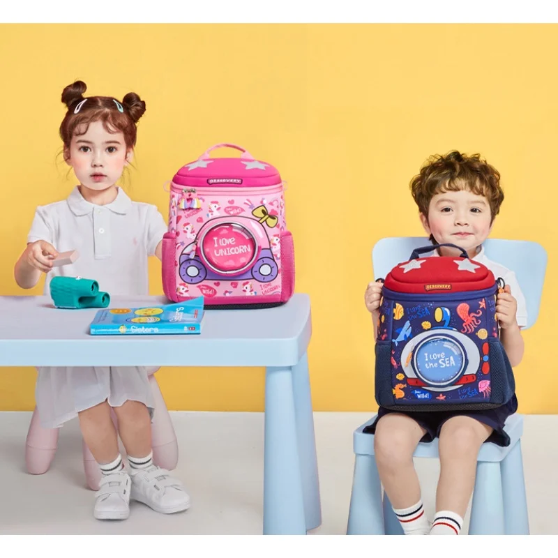 Children Cute Fashion Small Backpacks In Kindergarten New Primary Girl Unicorn Boy Dinosaur Ocean Cartoon Bucket Schoolbags Hot