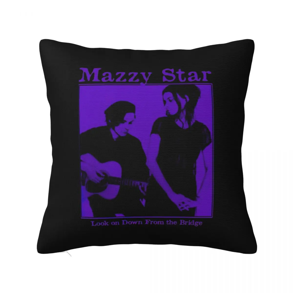 Mazzy Star Pillowcase Polyester Cushion Cover Decoration 90s Punk Rock Pillow Case Cover Home Zippered 18'