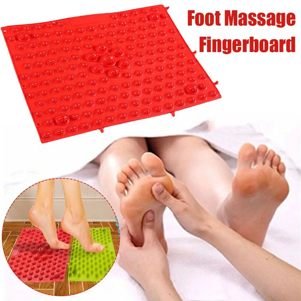 Langlebige Reflex zonen massage Fuß massage Pad Zehen druck Blut kreislauf platte Matte für Massage gerät Fuß gesundheit Massage-Tool 25*30cm