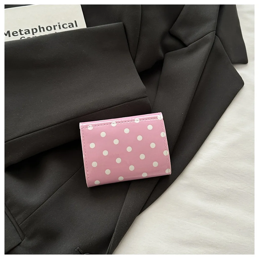 Mini Wallet Tri-Fold Card Holder Mini Coin Purse Mini Multi-Card Slot Card Holder For Small Change Bank Cards Shopping