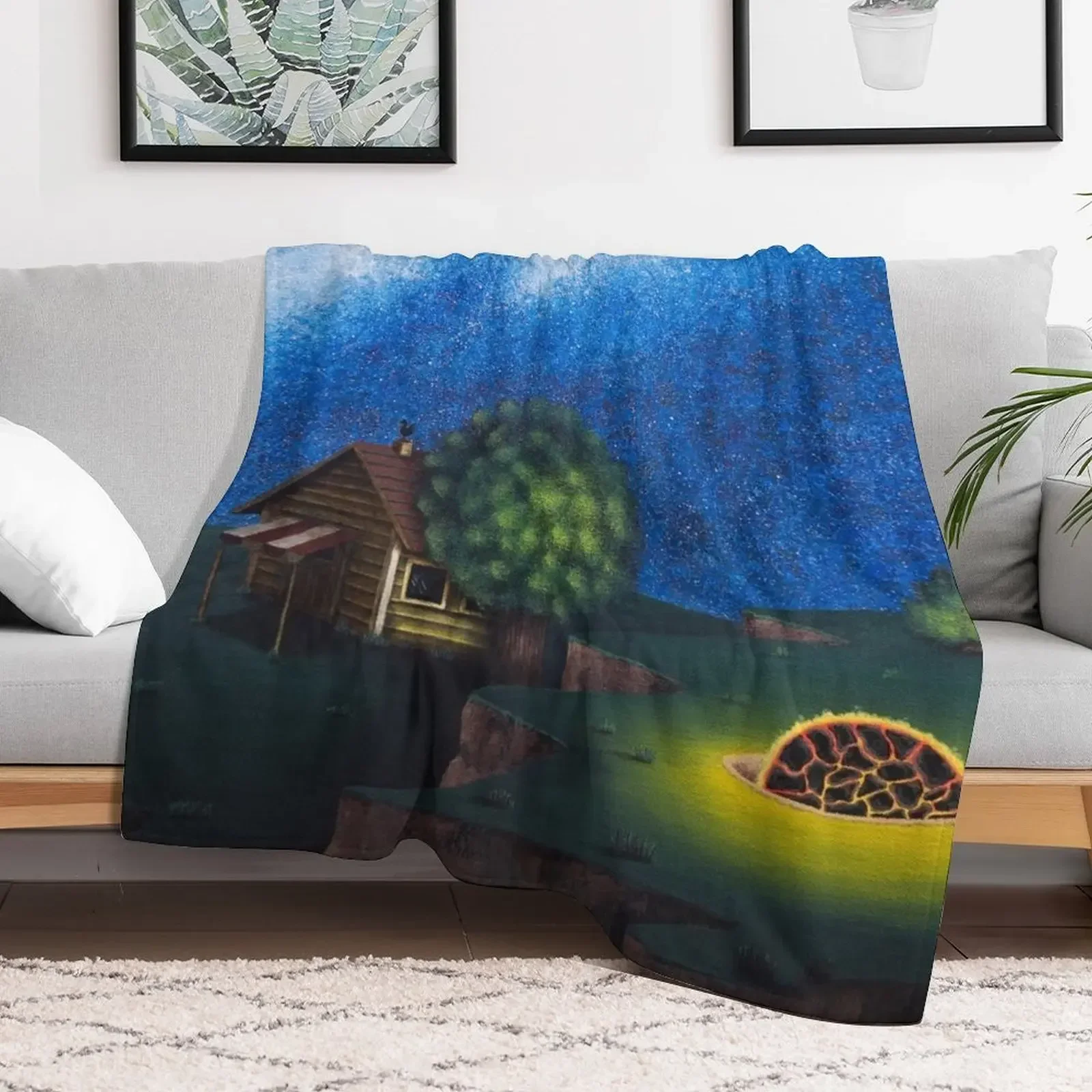 Meteorite Throw Blanket Shaggy Thin Summer for winter Blankets