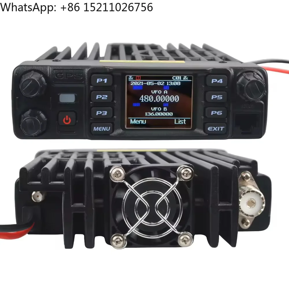 Anytone AT-D578UV Plus VHF UHF Air Band Receive GPS APRS Bluetooth PTT DMR FM Mobile Radio AES256 Digital Repeater Function