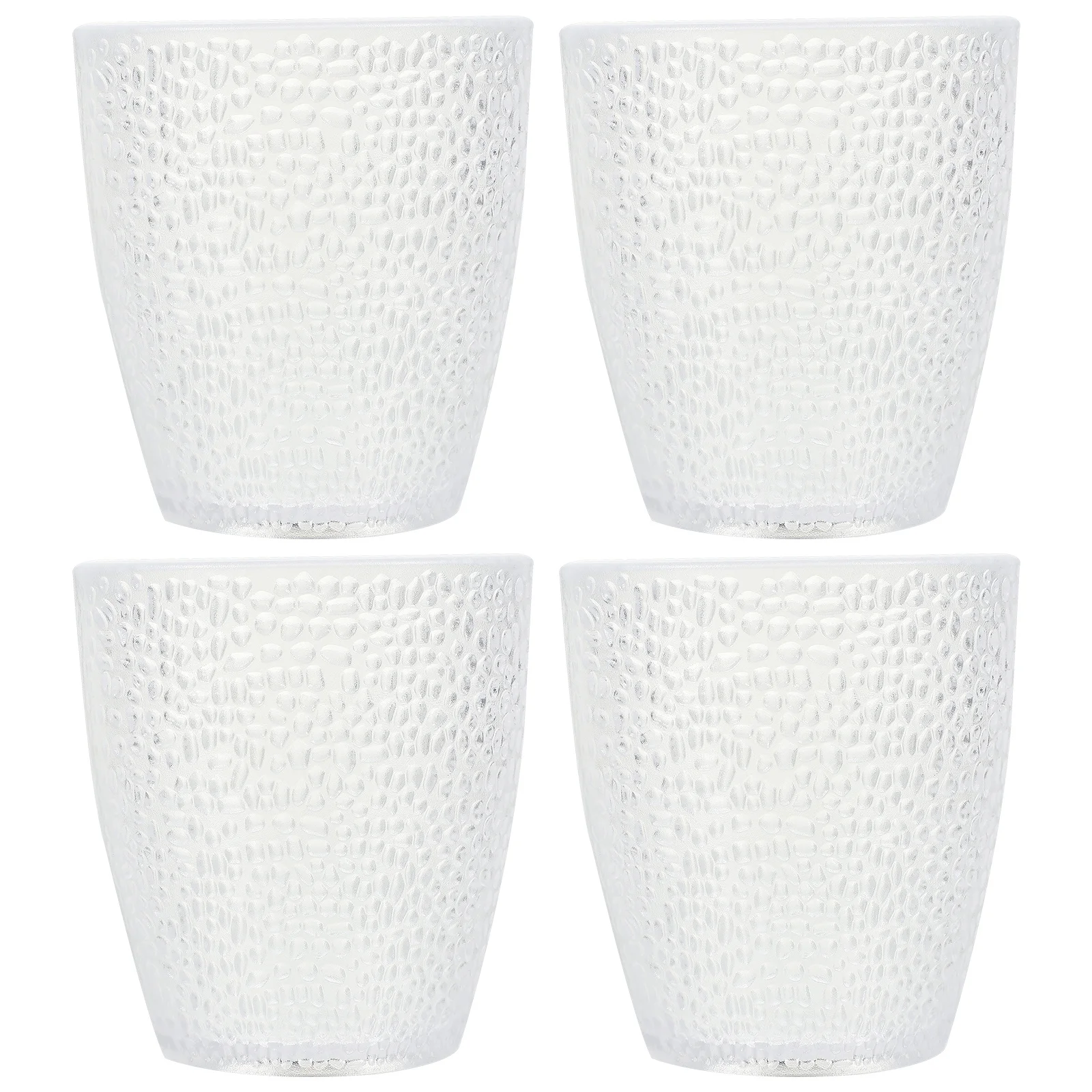 

4Pcs Chic Transparent Water Cups Fine Craftsmanship Elegant Look Perfect for Graduation Anniversary Christmas Gift Creative