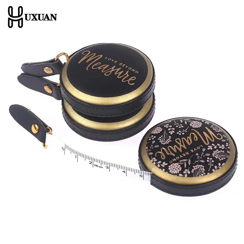 1.5m Portable Retractable Vintage Style Mini Tape Nostalgia Measure Ruler Retro Sewing Centimeter Inch Roll Tape