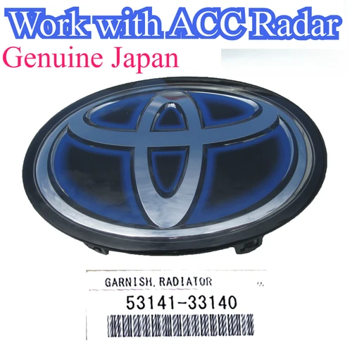53141-33130 53141-33140 para Toyota Prius Carmy Sienna Avalon Rav4 emblema de Radar ACC de rejilla delantera