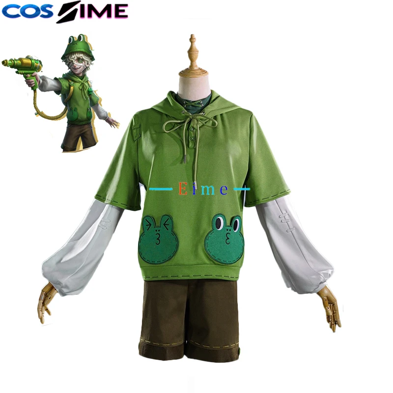 

Game Identity V Fire Investigator Florian Brand Cosplay Frog Suit Casual Halloween Uniforms Custom Made