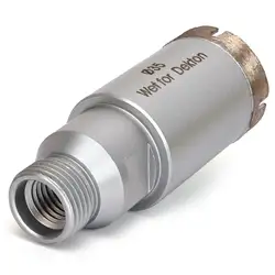 Panfreet Double Screw 1/2” Gas & M14 Diamond Granite Hole Saw CNC Diamond Core Drill Bits for Porcelain Dekton Neolith Granite