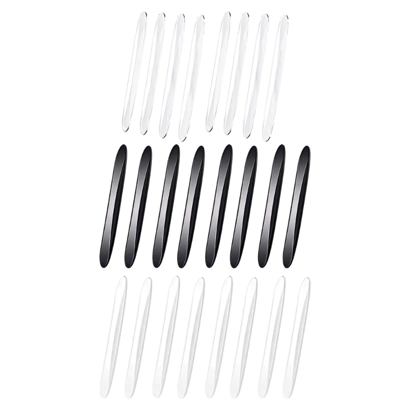 D8KE Flexible Car Door Guards Strips with Rounded Raised Center Profile