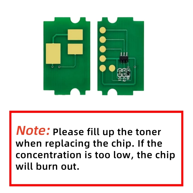 Derisa 12pcs Toner Chip TK-5442 US/SA For Kyocera ECOSYS MA2100cwfx/MA2100cfx MA2100 TK5442 Toner Cartridge