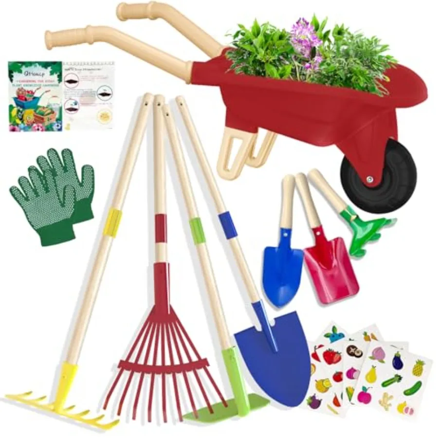 

Gardening Tools Outdoor Toys Backyard Play with Educational STEM Learning Pretend Toys Outdoor Indoor for Toddlers Boys Girls