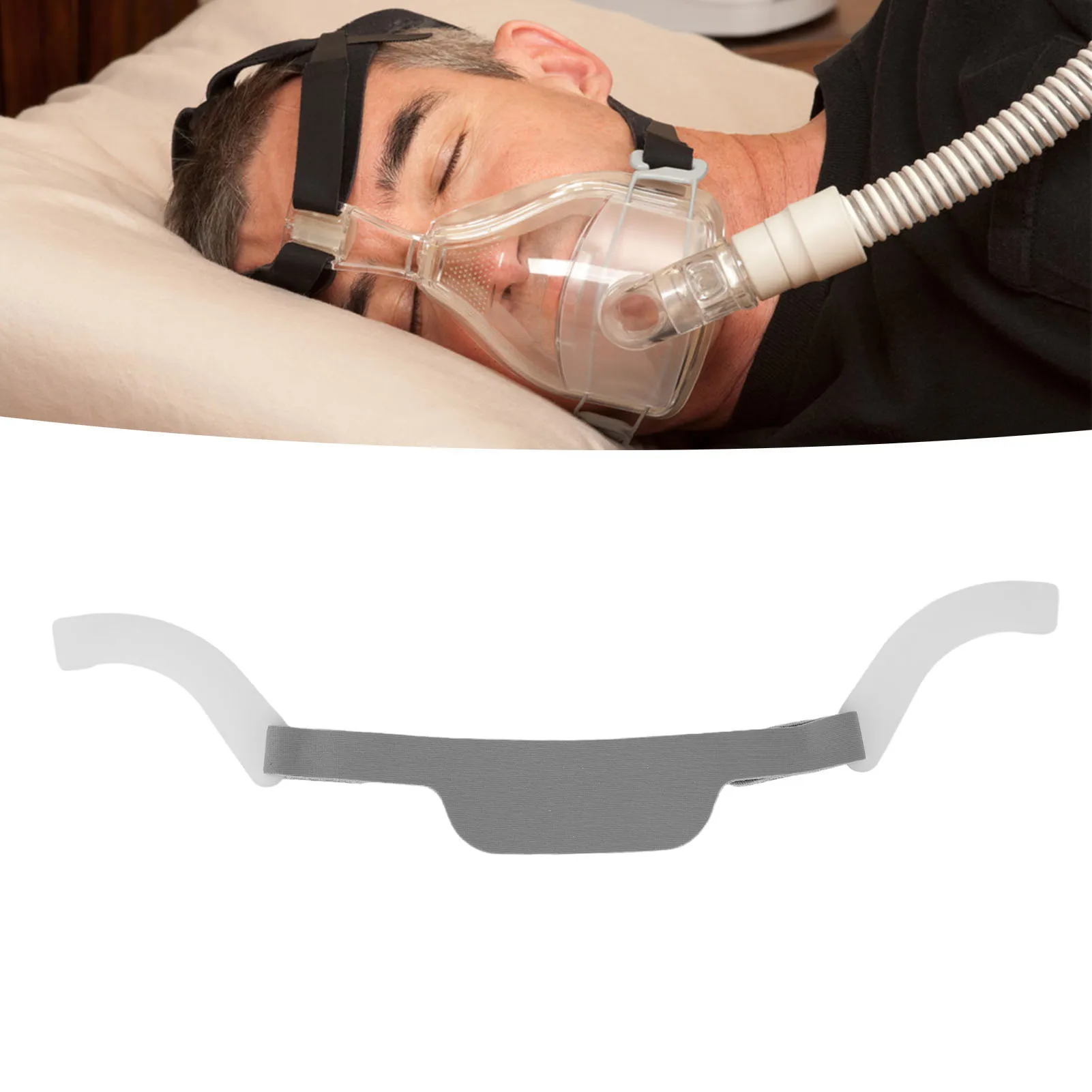 Nose Pillow Strap Adjustable Washable Replacement Headgear Nasal Pillow Strap for DreamWear Breathing Machine Accessories
