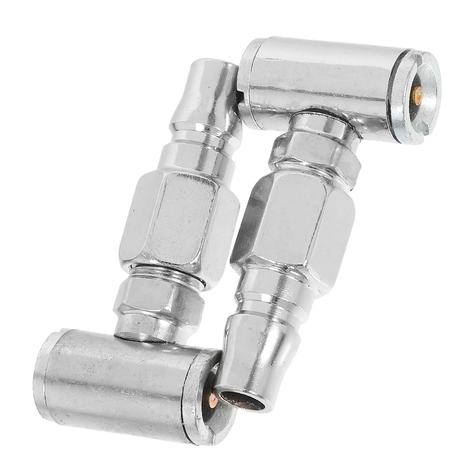 

2pcs Dual Head Inflatable Nozzles Bike Pump Accessories Tire Valve Nozzle Air Pump Chuck Leakproof Inflator Efficient