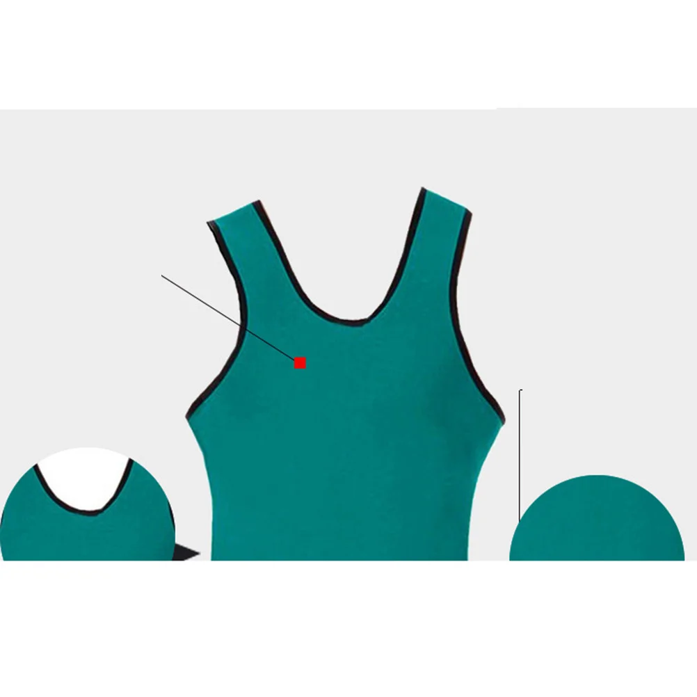 

Men Waist Trainer Vest Green M Neoprene Double-Sided Lamination Breathable Sweat Corset Body Shaper Zipper Tank Top for Slimming