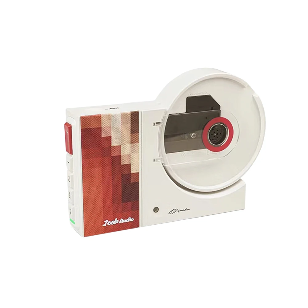 Настенный проигрыватель компакт-дисков Музыкальный плеер с дистанционным управлением Домашний аудиодинамик USB Bluetooth-совместимый вход AUX Музыкальный проигрыватель компакт-дисков