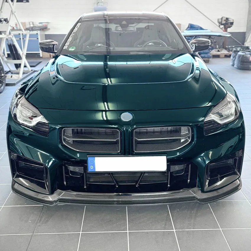 車のフロントバンパー下部スプリッタースポイラーリップガードボディキットの自動車の付属品 BMW 2 シリーズ M2 G87 2023 + 外装装飾