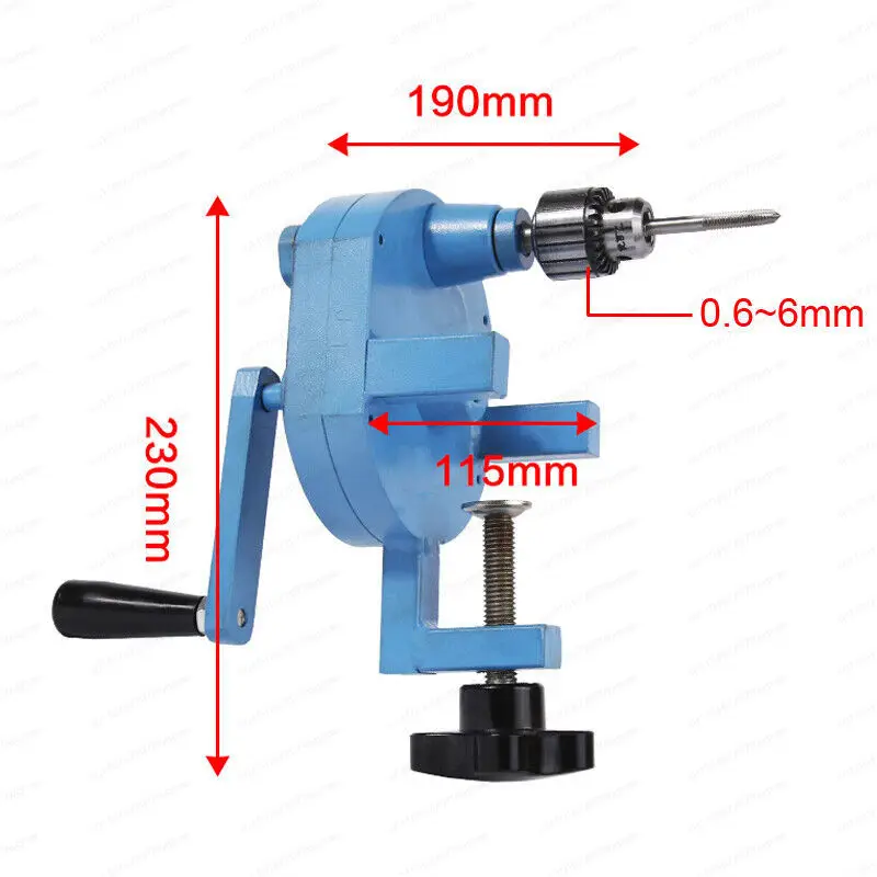 

Manual Drilling Tapping Machine Portable High Precision Crank Tapper Small Size Hand Tools With 0.6MM-6MM Metal Tap Chuck