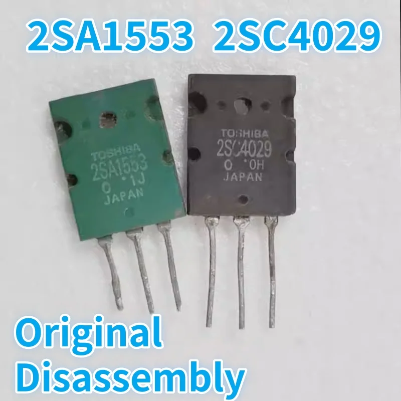 5 pares de desmontagem original 2SA1553 2SC4029