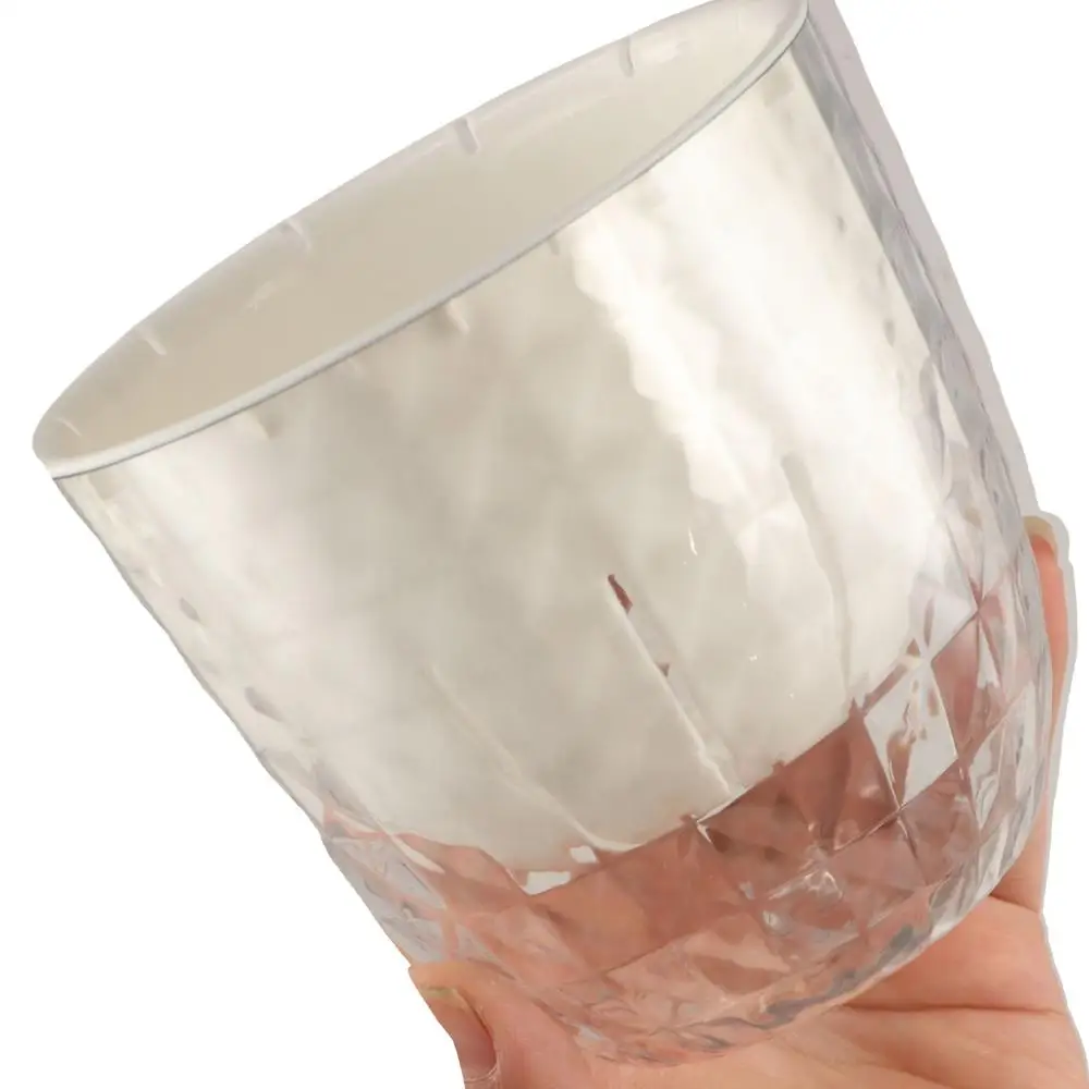 Double Layer Self Watering Flowerpot Plastic Transparent Succulent Plant Pot Anti-deform No Watering