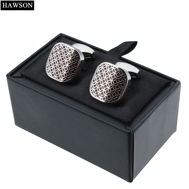 

Запонки HAWSON для мужчин, коричневые винтажные запонки, онлайн-продажа, запонки для мужской рубашки, правильный подарок