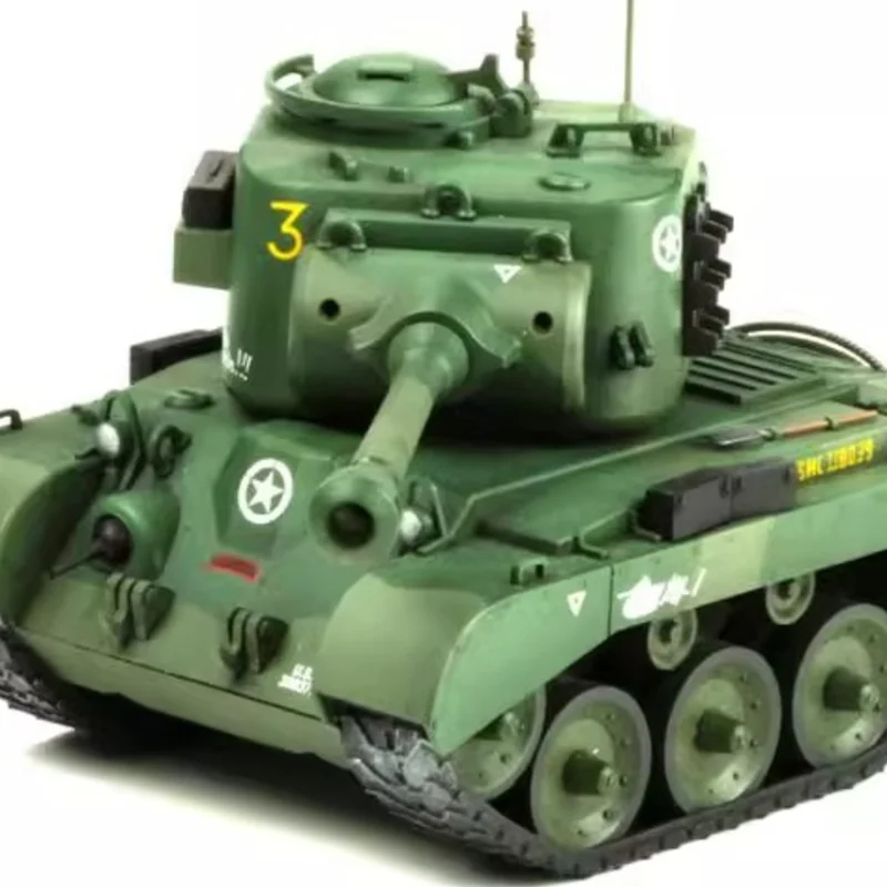 ถังประกอบโมเดล Meng Q Wwt-010 US M26รถถังหนัก Pershing ไม่ต้องใช้กาวเครื่องประดับของขวัญ