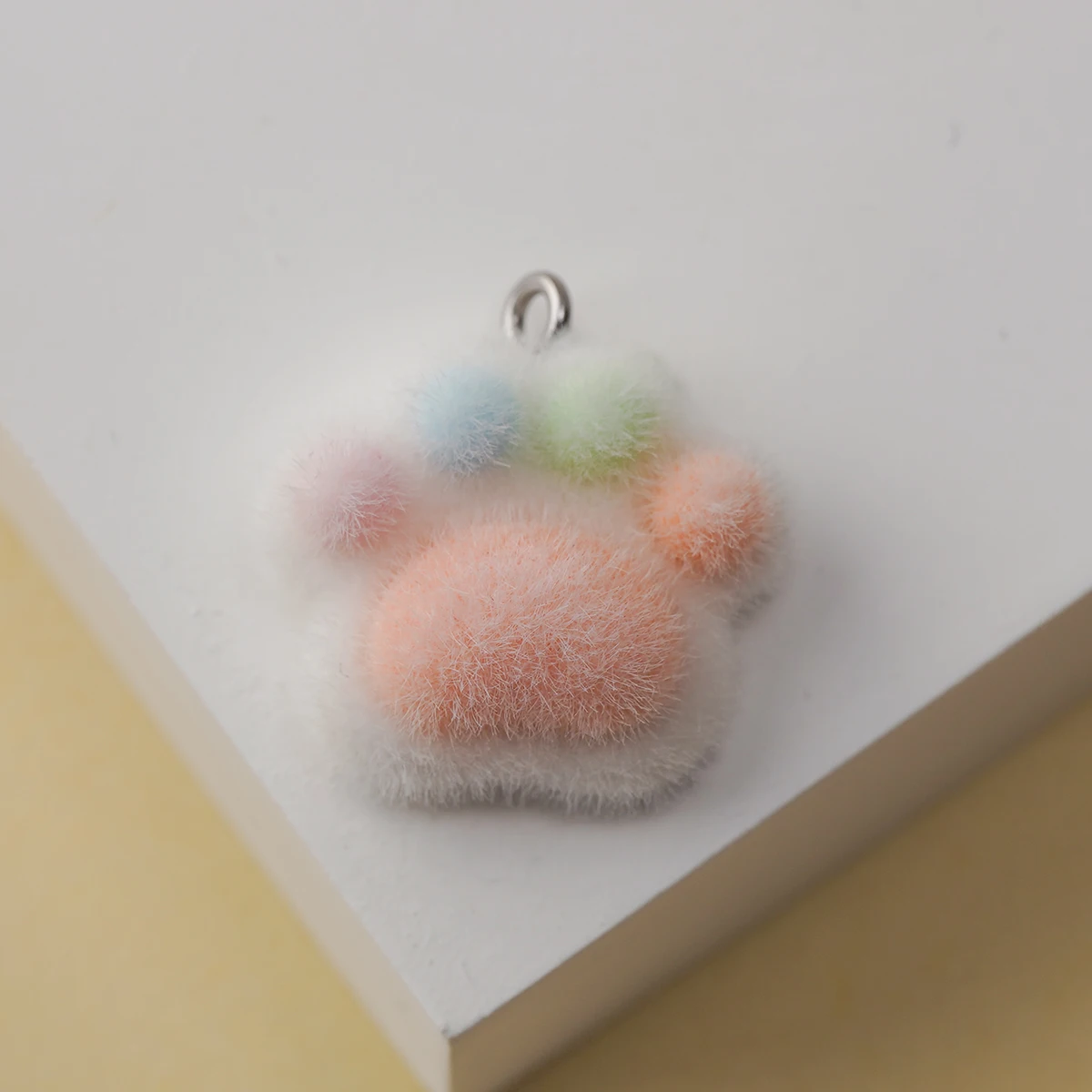 20pcs Cute Cat Dog Claws Charms Cartoon Resin Animal Pendant For Bag Keychain Earring Necklace DIY Crafts Jewelry Make fittings