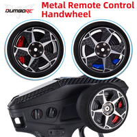 DUMBORC Remote Control Handwheel Metal Sponge RC Transmitter Steering Wheel