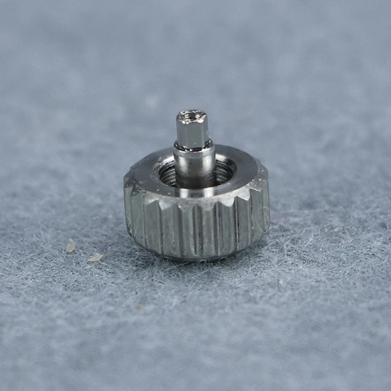 6.5mm GS Stainless Steel Watch Head Crown Watch Handle Watch Accessories Suitable for NH35/NH34/NH36 Not Universal image 5