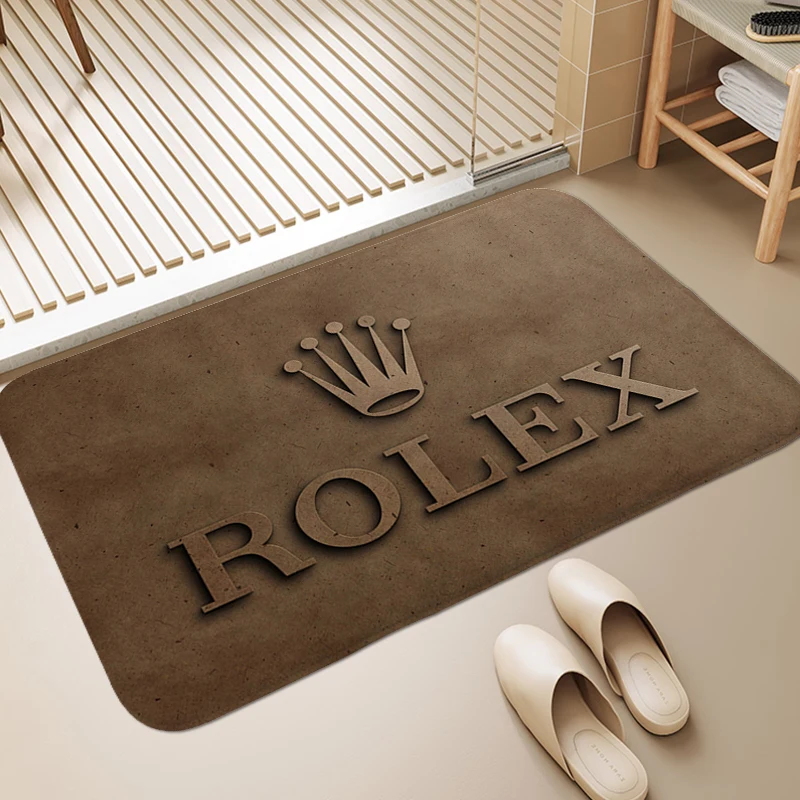 Washable Non-slip Rug Z-Rolexs Aesthetic Carpet Living Room Floor Carpets Door Entrance Carpet for Bedroom House Entrance Mats