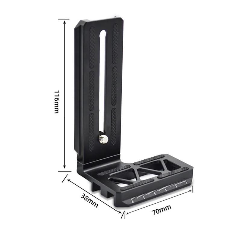 ABGN L-образный кронштейн для крепления камеры, быстросъемная пластина, крепления для зеркальных фотокамер для ручных стабилизаторов карданного подвеса DJI Ronin SC