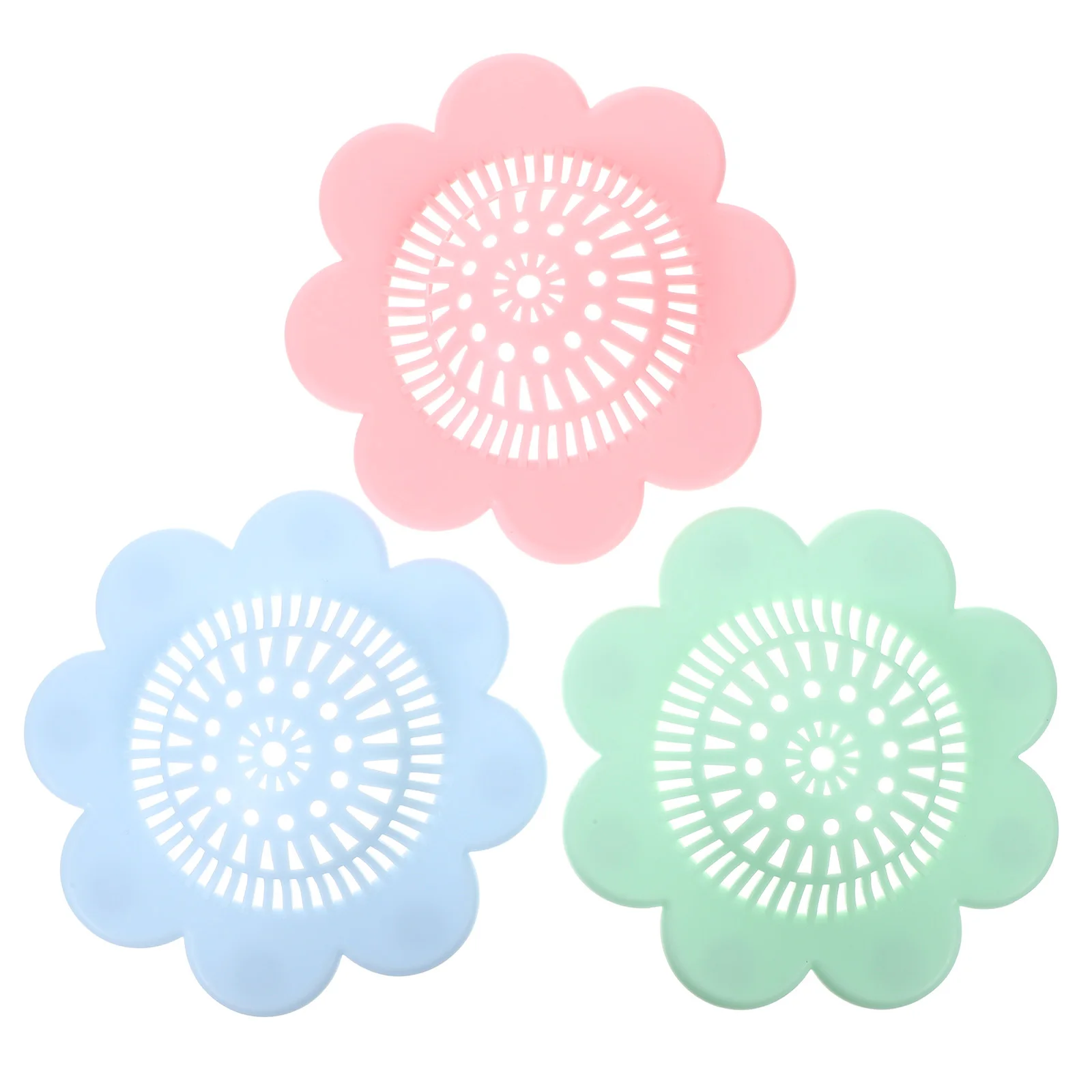 6 قطعة مصفاة حوض المطبخ تصفية واسعة حافة تصميم دائم مرنة عملية للاستخدام المنزلي مصفاة حوض