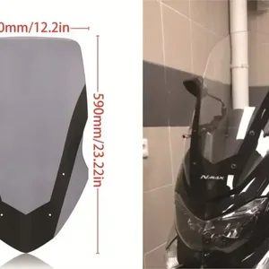 Pára-brisa transparente da motocicleta, defletor para Yamaha NMAX155, N-MAX 125, NMAX 155, 2016-2018 6 principais vendas bolha yamaha nmax - №3