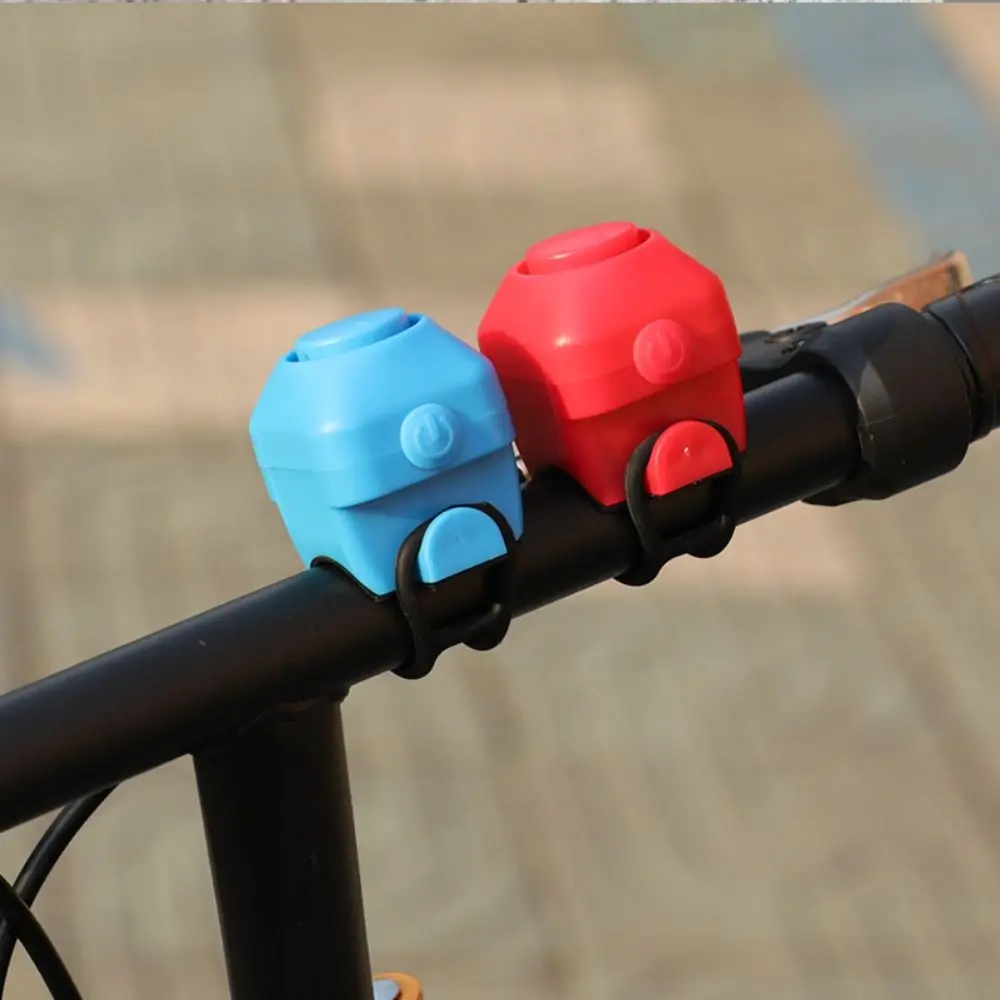 High Quality Plastics Bicycle Electronic Horn 130 db Alarm Loud Warning Sound Accessories Bicycle Handlebar Alarm