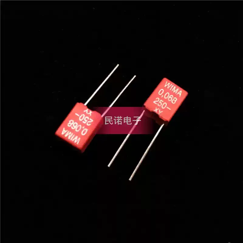 10-100pcs-weima-audio-capacitor-wima-mks2-250v-0068uf-68nf-with-a-pin-spacing-of-5mm