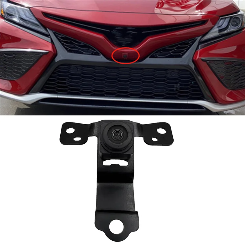 Caméra de stationnement montée sur calandre, vue de face, Toyota Camry, 2.5L, 3.5L, 86790-06210, parc, 2020-2022