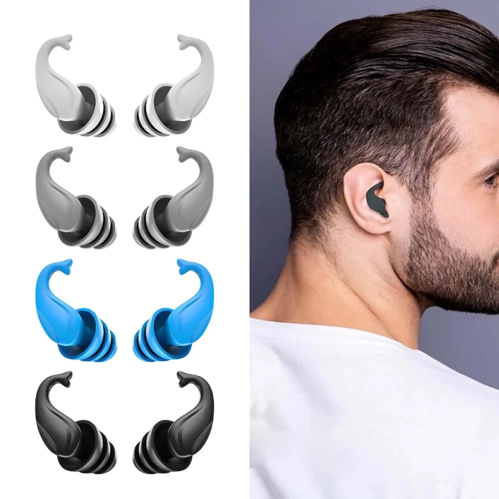 

Новые многоразовые беруши для сна, шумоподавление, защита слуха для работы, путешествий, сна, храпа, концерта, плавания