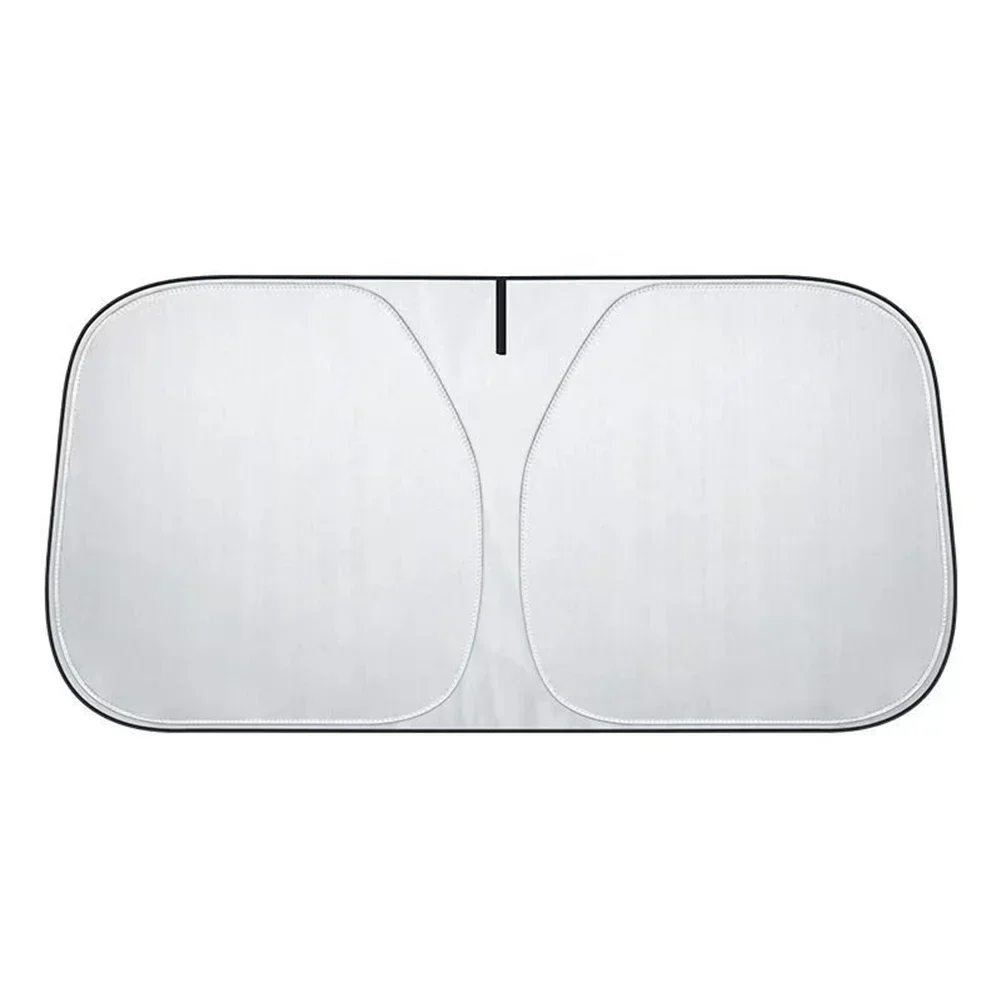 Car Sunshade Sun Shade Cover, Windshield Visor Protector, Auto Folding Windscreen, Proteção UV, Curtain Styling, 140x70cm