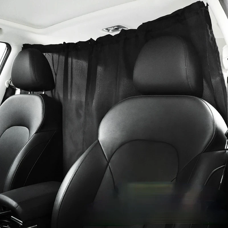 Car Isolation Curtain Sealed Taxi Cab Partition Protection and Commercial Vehicle Air-conditioning Sunshade and Privacy Curtain